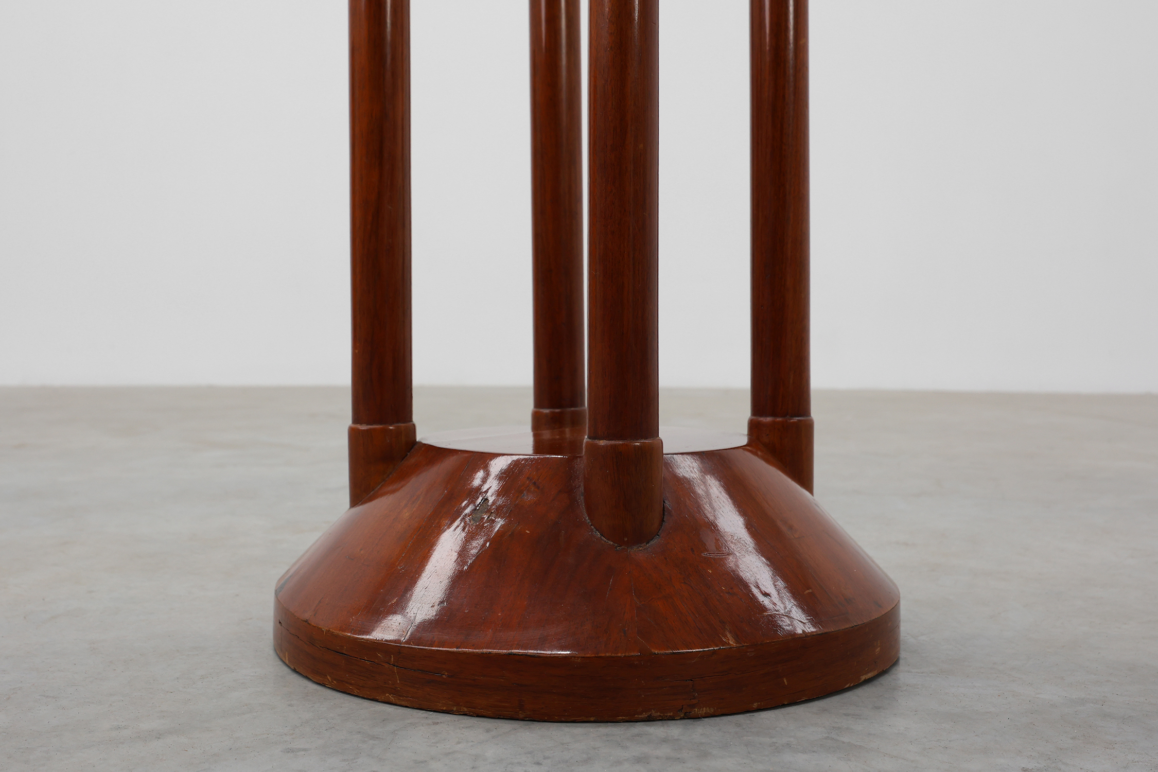 Vienna secession pedestal in wood and copper, Austia ca. 1910thumbnail